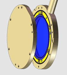 Wafer holder Single EP - Wafer chuck with front side contacts for electroplating